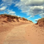 ©Kristen Kernstock; Boardwalk over dune