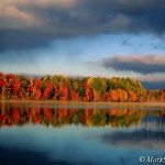 Moccasin Lake in Peak Autumn Color ©markscarlson.com | Great Lakes Photo Tours