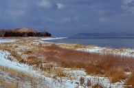 Sleeping Bear Point from Glen Haven, winter, c.markscarlson.com | Great Lakes Photo Tours